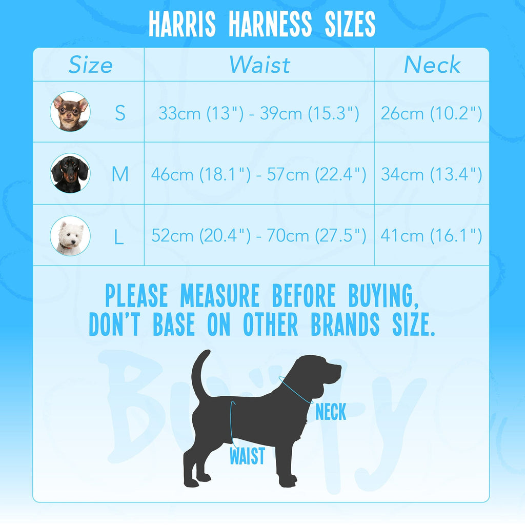 Measure puppy for clearance harness